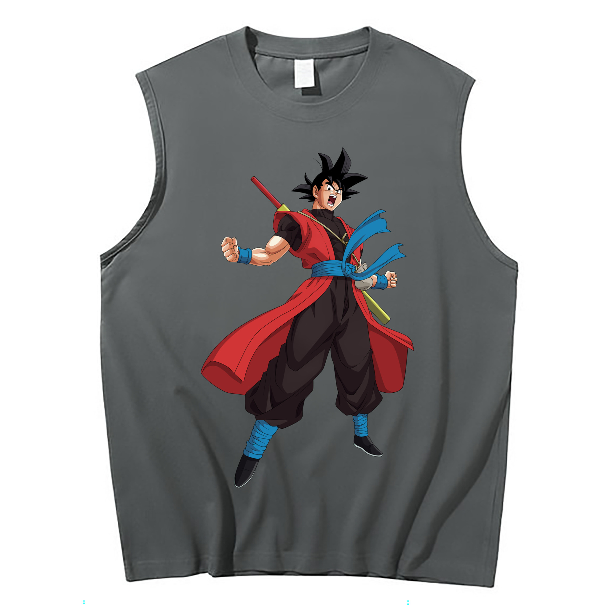 （画像用） ドラゴンボール 孫悟空（そん ごくう）Son Goku カカロット DRAGON BALL Kakarotto コットン100％タンクトップ（フロントプリント）
